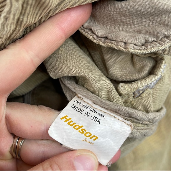 Hudson Jeans Corduroy Brown Long Sleeve Button Down Jacket Women’s Size M. T - Picture 8 of 9